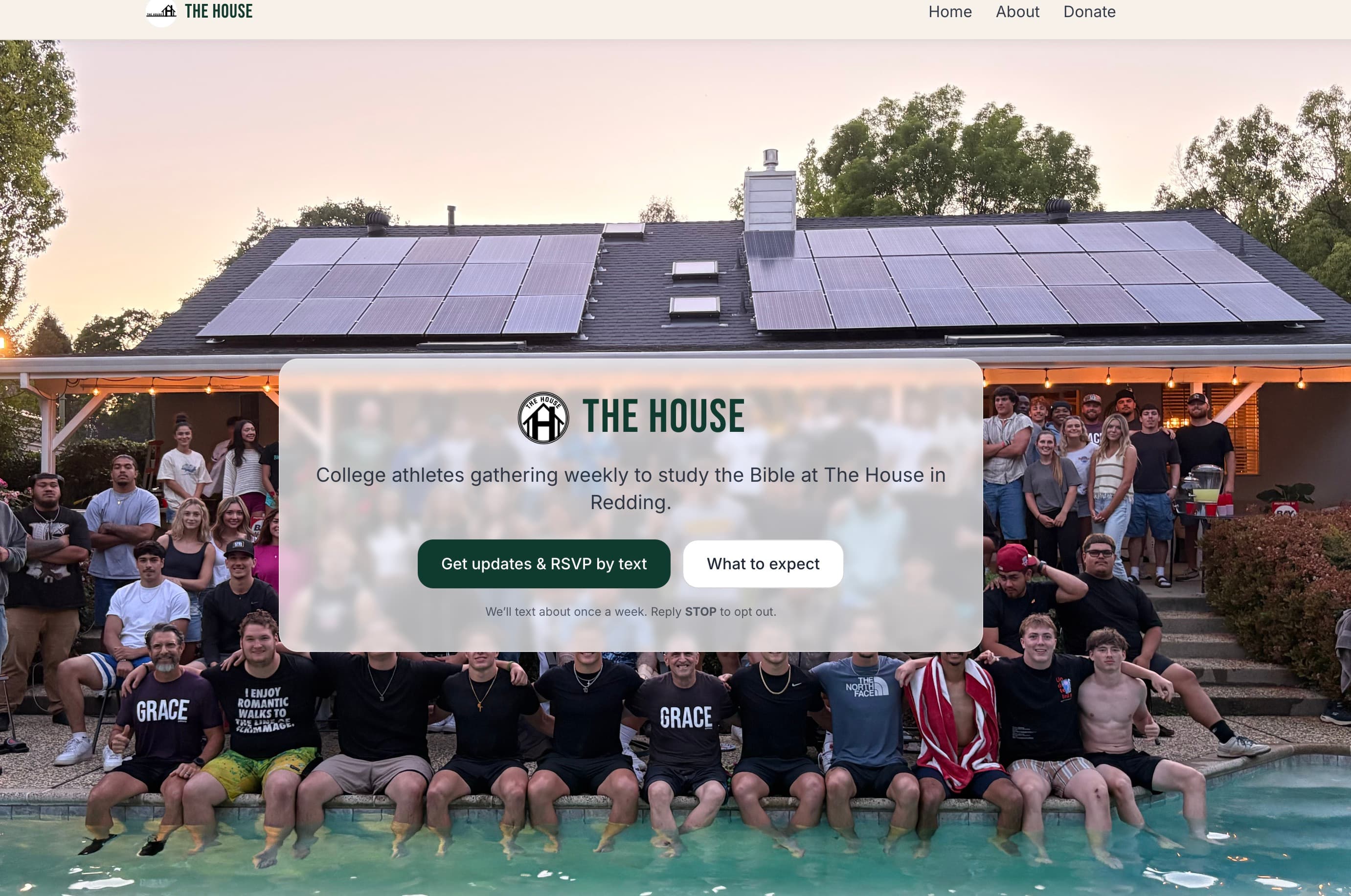 The House Ministry RSVP & SMS Platform